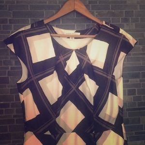 Banana Republic Silk midi dress